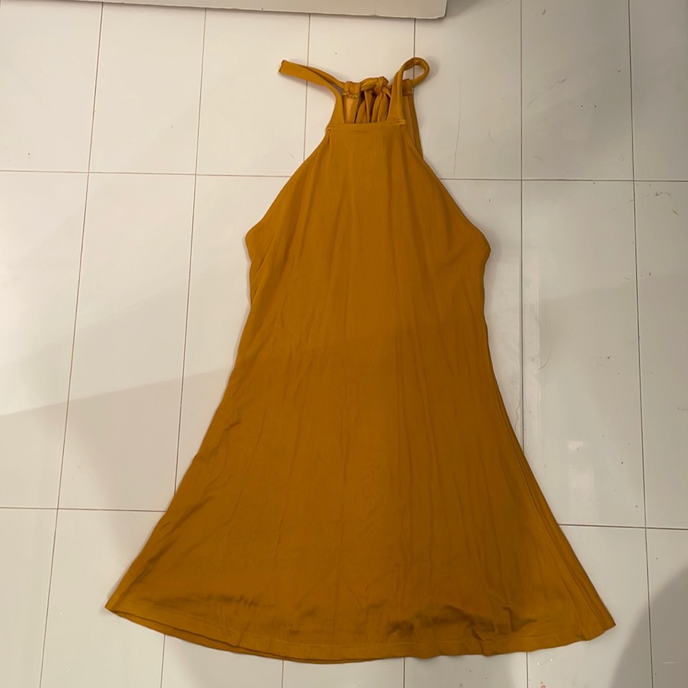 H:ours halter mini dress